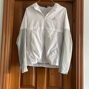 Adidas Wind Breaker Jacket Size S Color White